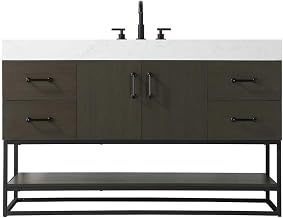 Caroline Bathroom Vanity Mocha Brown