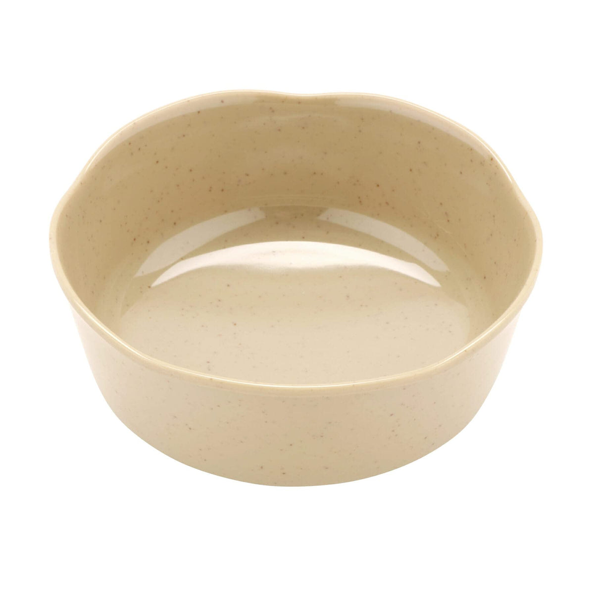 16 oz Beige Scallop Edge Melamine Soup Bowl (Set of 12) by GET – 16 ounces, Melamine, Brown, Pack of 12, Model 0163-TD