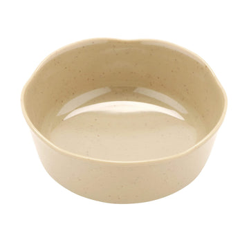 16 oz Beige Scallop Edge Melamine Soup Bowl (Set of 12) by GET – 16 ounces, Melamine, Brown, Pack of 12, Model 0163-TD