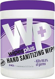 WIPESPLUS Hand Sanitizing Wipes Alcohol Wipes for Home and Business, 1440 Sheets, (6 Packs of 240)