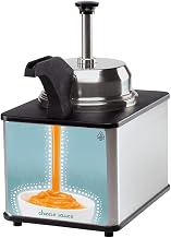 Server Products, 120V Supreme Topping Warmer with Pump for Nachos, Cheese, Desserts, Chocolate, Fudge, Caramel, Model 81140