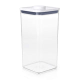 Good Grips POP Container 6-Quart Square Airtight Food Storage for Bulk Food (Set of 4) by OXO – 6.5 inches (L) x 6.5 inches (W) x 12.6 inches (H), 6.0 quarts, Transparent