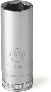 GEARWRENCH 3/8" Drive 6 Pt. Deep Socket, 20mm - 80406