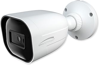 Speco Technologies Speco O4B9 4MP H.265 IP Bullet Camera with Advanced Analytics and Junction Box, 2.8mm Fixed Lens