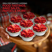 Stock Your Home 50 Pack (4 Inch) / Silver / 50 Pack Pie Pans