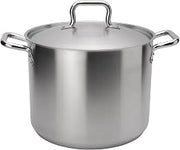 Browne Foodservice Elements 24 Quart Stainless Steel Stock Pot w/Cover, NSF