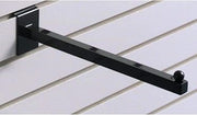 Slatwall Faceout Straight Arm 12" Black