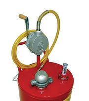 Replacement 2-Way Rotary Hand Pump JDI-35-UL Replacement Pump for JohnDow Fuel Caddies FC-P30-UL by JohnDow Industries – 10 Inch, Steel, Black & Wood, Model JDI-35UL