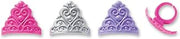 DecoPac Queen Crowns Cupcake Rings (12 Count)
