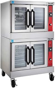 Vulcan VC55E Electric Convection Oven, Double Stack, 240V with Legs