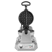 Waring Single Belgian Waffle Maker | 120V, 1200W / 12.5 x 17.88 x 10.5 inches / Silver Waffle Irons