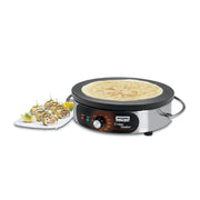 Waring 240 Volt | 6-15 Plug | 2800W / 16" / Silver Crepe Makers