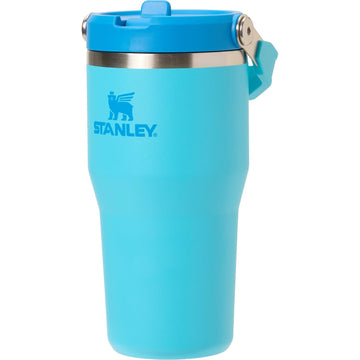 The IceFlow™ Flip Straw Tumbler | 20 OZ - Create by STANLEY – 20 Ounces, Stainless Steel, Splash Blue, Pack of 3, Model 10-12044-027