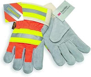 MCR Safety 1440L Luminator Select Leather Palm Men's Gloves