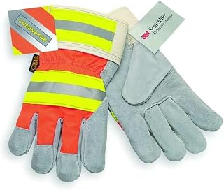MCR Safety 1440L Luminator Select Leather Palm Men's Gloves