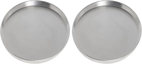 American Metalcraft A2012 Serving Tray, Aluminum, 12"" Dia., Silver (Pack of 2)