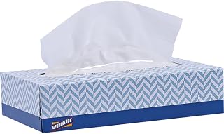 Genuine Joe Facial Tissue, 7.9" x 7.5", 2-Ply, 100 Sheets/Box, 30 Count