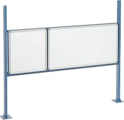 Global Industrial 18"W and 36"W Whiteboard Mounting Kit for 60"W Workbench- Blue