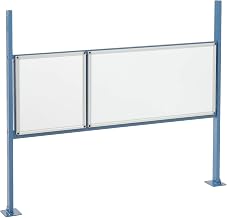 Global Industrial 18"W and 36"W Whiteboard Mounting Kit for 60"W Workbench- Blue