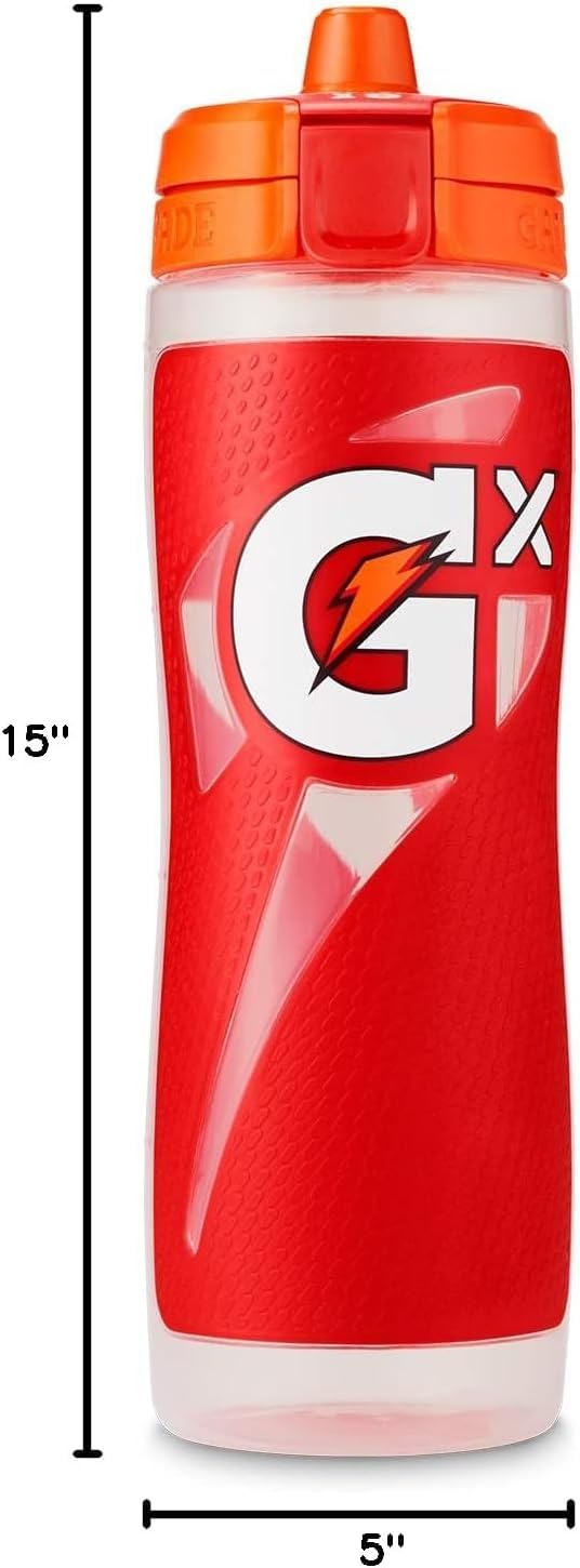 Gatorade Red / Bottle - Red / 30 Ounces Sports Water Bottles
