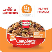 HORMEL COMPLEATS Chicken Burrito Bowl / 9 Ounce (Pack of 6) / 6 Seasoned Rice
