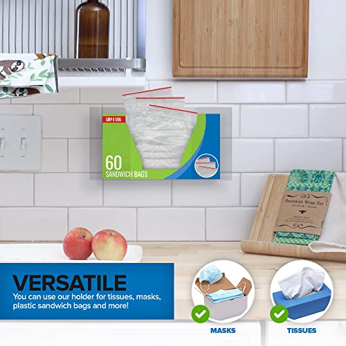 Stock Your Home Single Stack / 2 Count / Transparent Lab Supply Dispensers