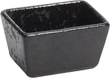 American Metalcraft PSBL Artisanal Porcelain Sugar Packet Holder, Black, 5-Ounces