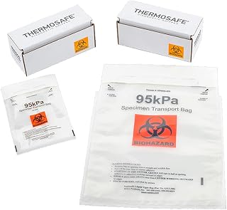 Thermosafe 473 Diagnostic Specimen Mailing System with Tube, 5.625" L x 4" W x 2" H (Case of 33)
