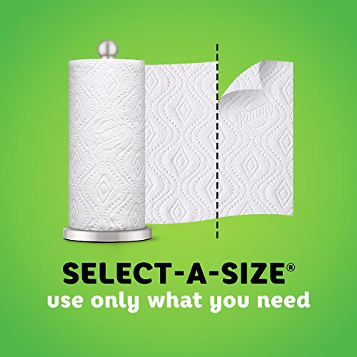 Bounty White / 1 / 60 Sheets per Roll (Pack of 6 Rolls) Paper & Plastic