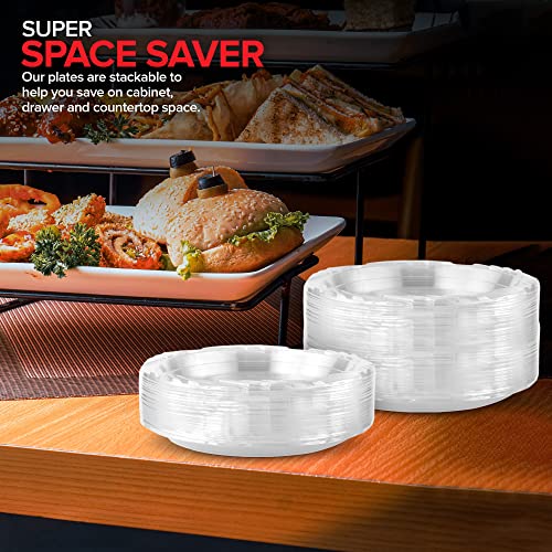Stock Your Home 120 / 7 Inch / White Plates