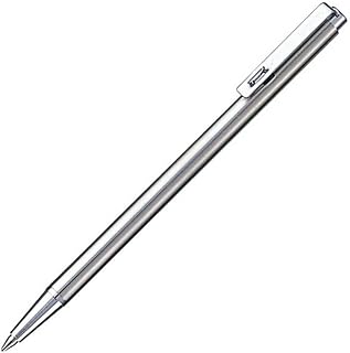 Zebra Technologies Zebra Mini Ballpoint Pen 0.7 mm, Silver Body, Black Ink (T-3)