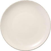 Libbey 10 1/2" Round Farmhouse® Plate - Porcelain, Cream White