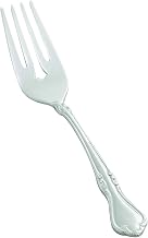 Winco 6 1/4" Chantelle Stainless Steel Salad Fork (Set of 12)