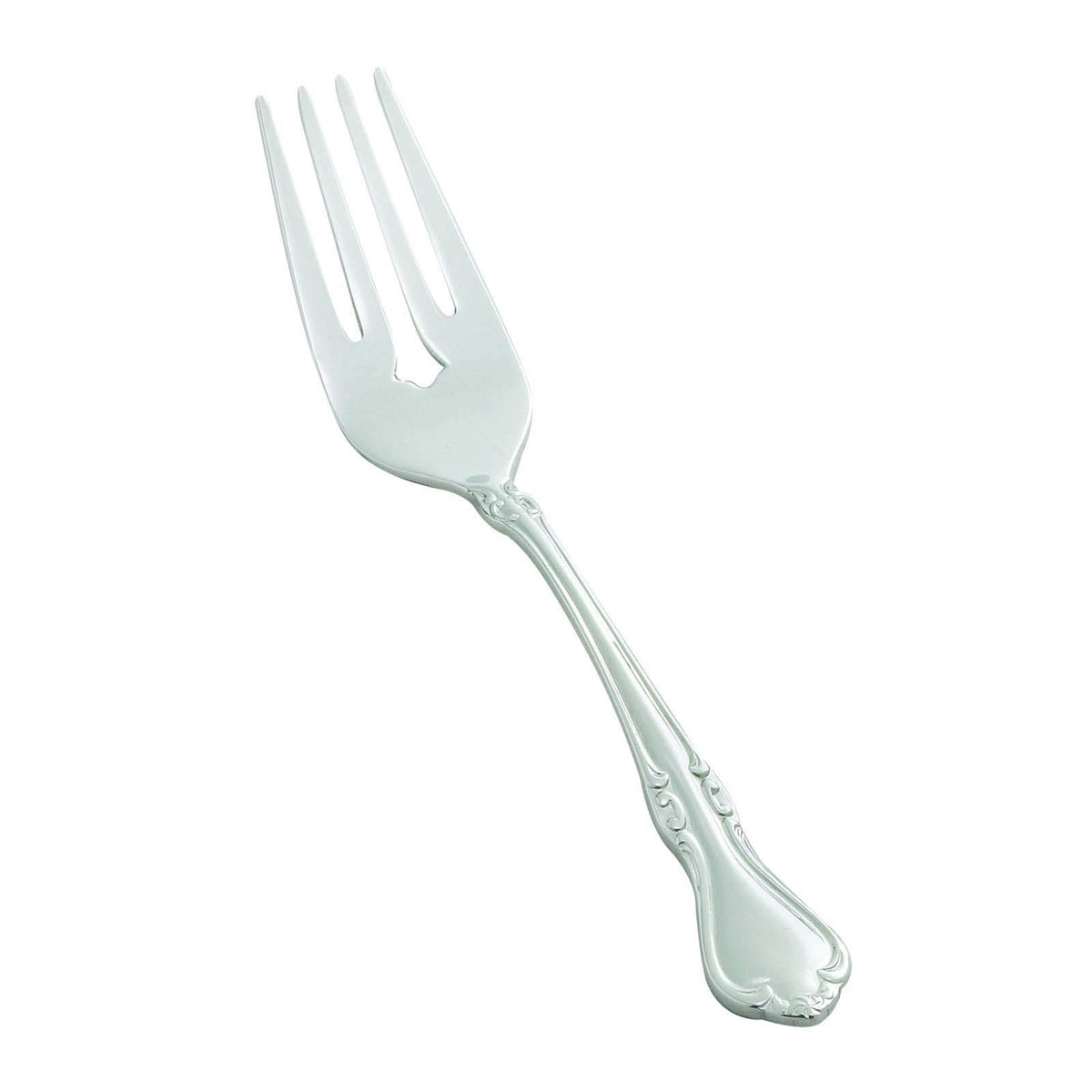 6 1/4" Chantelle Stainless Steel Salad Fork (Set of 12) by Winco – 6.25", Stainless Steel, Silver, Pack of 12, Model 0039-06