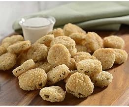 Harvest Creations Zesty Panko Breaded Pickle Chips, 2.5 Pound - 4 per case.