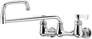Krowne Royal Series 8" Center Wall Mount Faucet, 18" Jointed Spout, 14-818L