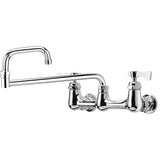 Royal Series 8" Center Wall Mount Faucet by Krowne – 11"L x 16"W x 3"H, Brass, Model 14-818L