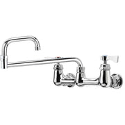 Royal Series 8" Center Wall Mount Faucet by Krowne – 11"L x 16"W x 3"H, Brass, Model 14-818L