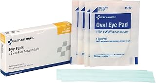 First Aid Only Sterile Eye Pads, Box of 4 Pads