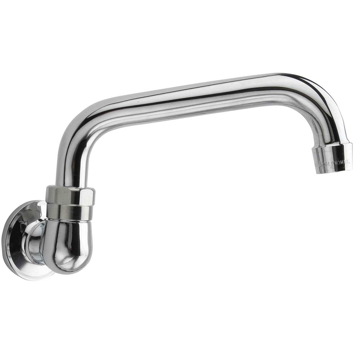 Royal Series Single Hole Wall Mount Faucet by Krowne – 4.5"L x 2.75"W x 8"H, Brass, Model 16-143L