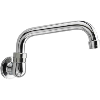 Royal Series Single Hole Wall Mount Faucet by Krowne – 4.5"L x 2.75"W x 6"H, Brass, Model 16-141L