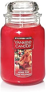 Yankee Candle Home for the Holidays Scented, Classic 22oz Large Jar Single Wick Candle, Over 110 Hours of Burn Time
