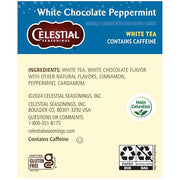 Celestial Seasonings White Chocolate Peppermint / 20 Count (Pack of 1) / No Color White