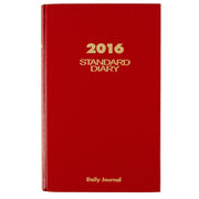 Standard Diary by AT-A-GLANCE – 7.69 x 12.12 Inches, Paper, Red, Model SD3771316