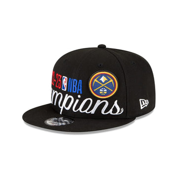 Denver Nuggets 2023 NBA Finals Champions Locker Room Snapback Hat Black by New Era – Acrylic Blend, Black, Model 9Fifty