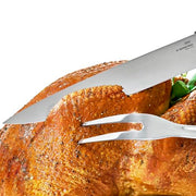 OXO Carving Set / 2 Piece Set / Black and Stainless Steel Carving Sets