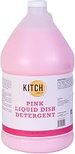 Kitch 24/7 Pink Liquid Dish Detergent, 1 Gallon - 4 Per Case | Heavy-Duty Grease Cutter, Highly Concentrated, High Sudsing Formula, Kosher Certified, Foodservice Grade