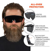 Ergodyne Smoke Lens / One Size / Smoke Lens Matte Black Frame Safety Glasses
