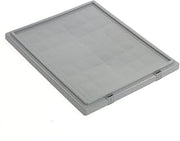 Lid for Stack And Nest Shipping Containers SNT225, SNT230, Gray, Lot of 3