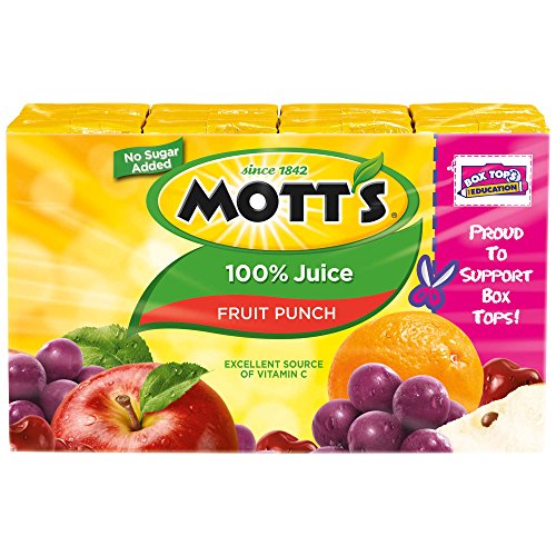Mott's Fruit Punch / 6.75 Fl Oz (Pack of 8) / 1 Fruit Juice